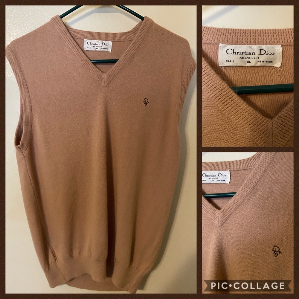 Dior sweater vest 😍💎
